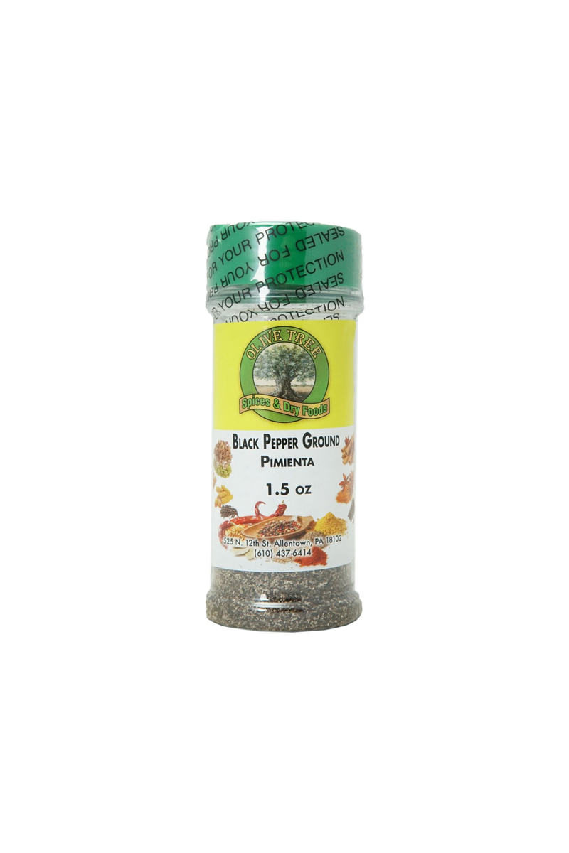 SPICES PEPPER BLACK GROUND