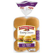 BREAD SOFT WHITE SLIDER BUNS 12PCS