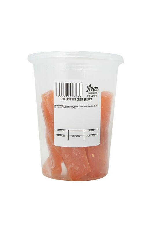 PAPAYA SULPHURED SPEARS 6208