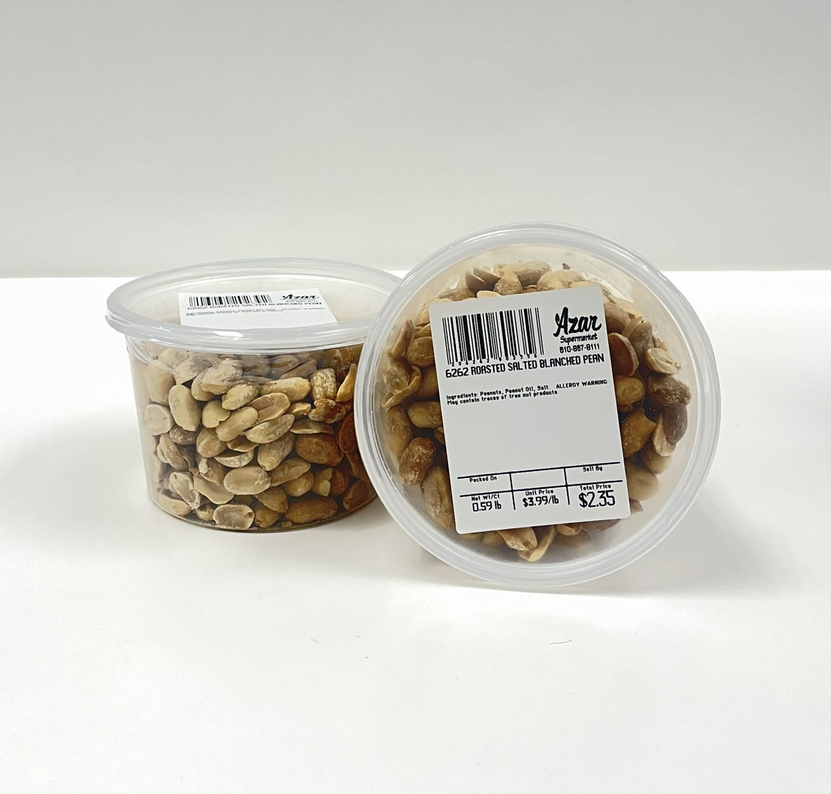 PEANUT ROASTED SALTED BLANCHED 6262