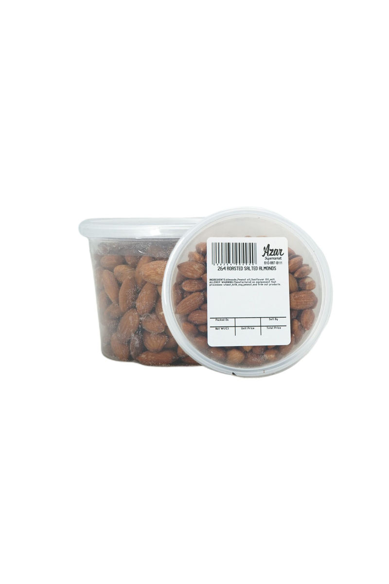 ALMONDS ROASTED SALTED 6264