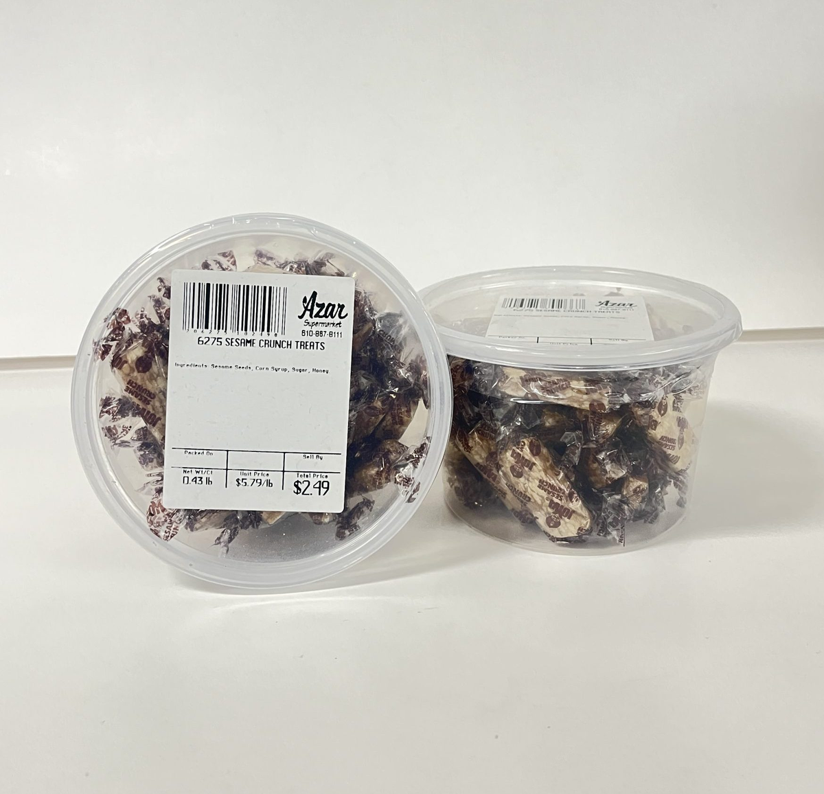 CRUNCH CANDY SESAME TREATS  6275