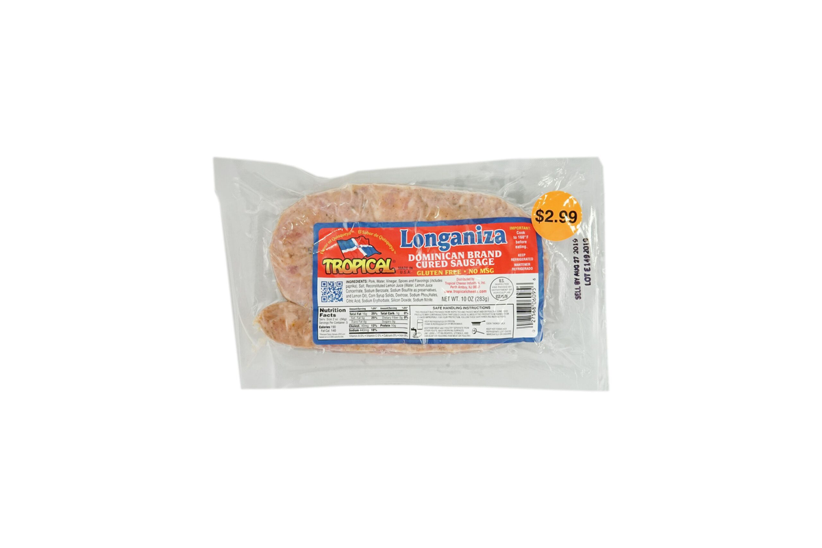 SAUSAGE CURED DOMINICAN LONGANIZA