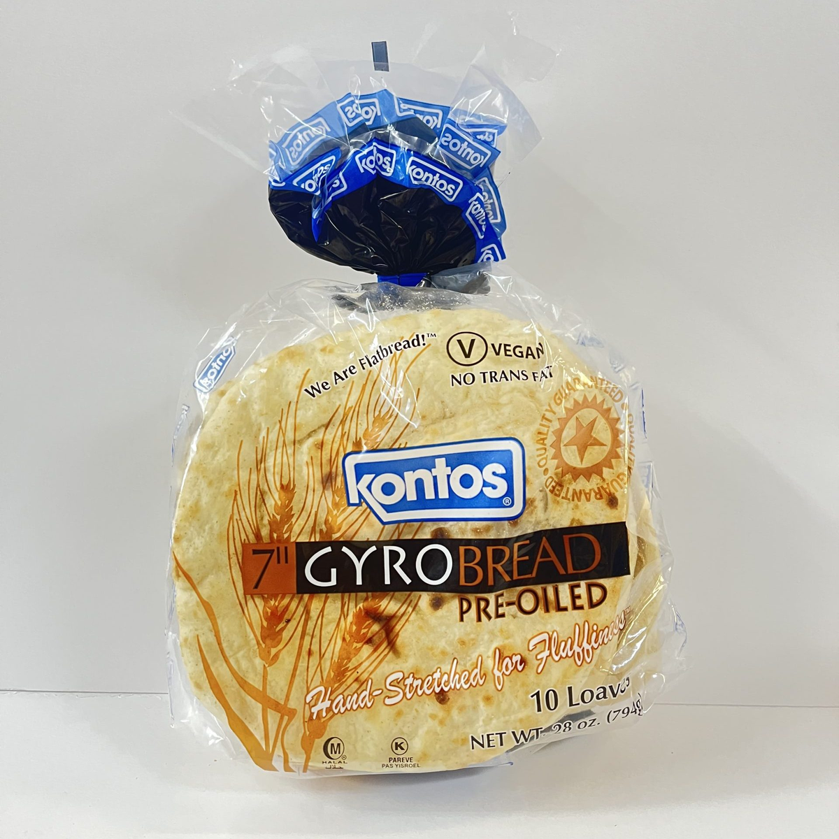 BREAD GYRO PRE-OILED 7" 