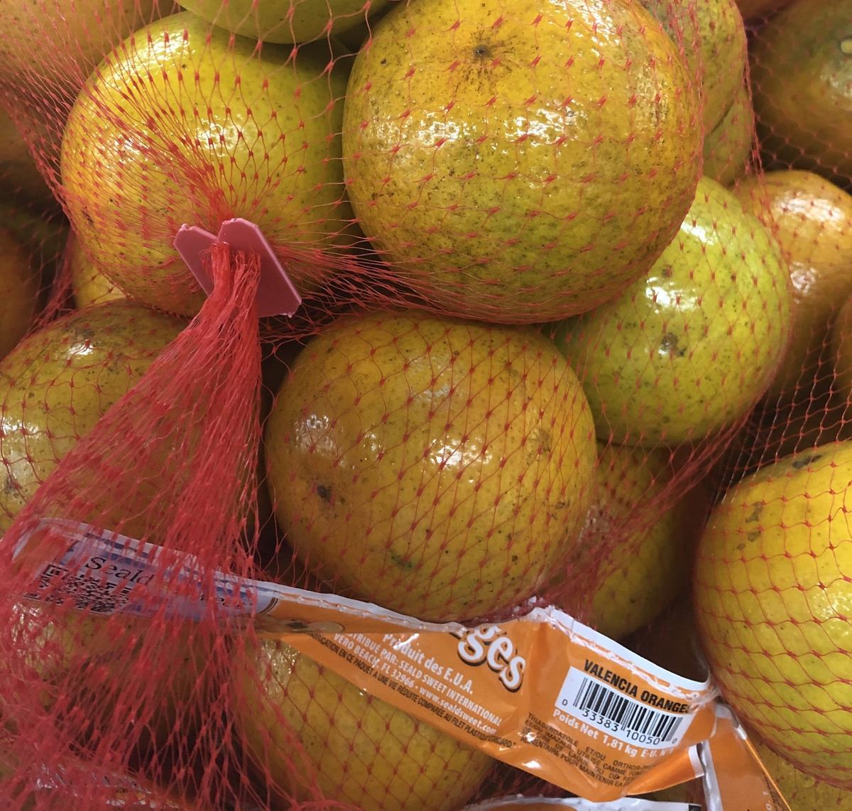 ORANGE JUICE BAG