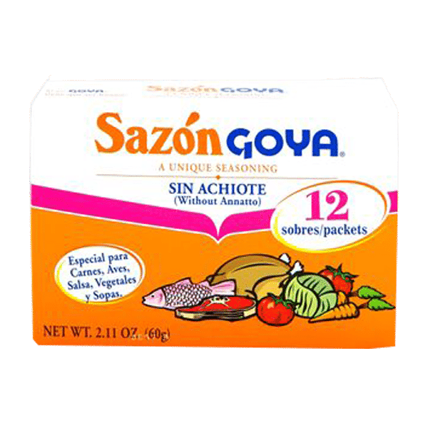 SEASONING SAZON WITHOUT ANNATO SEASONING
