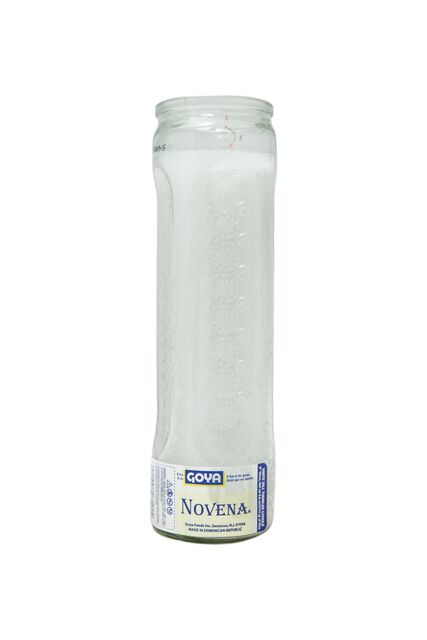 GLASS WHITE CANDLE