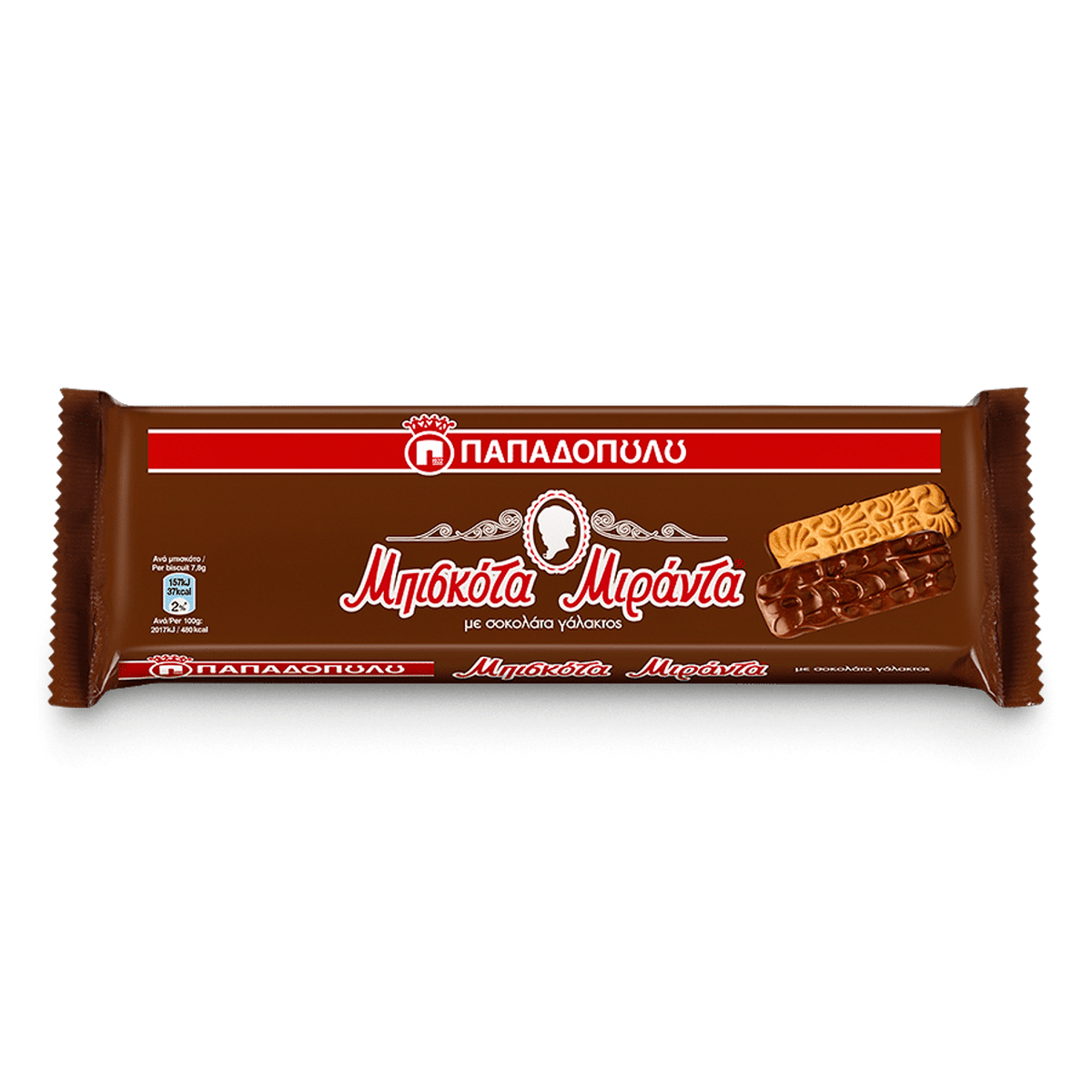 BISCUITS MIRANDA WITH MILK CHOCOLATE