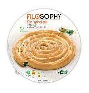 GREEK SPIRAL PIE WITH SPINACH