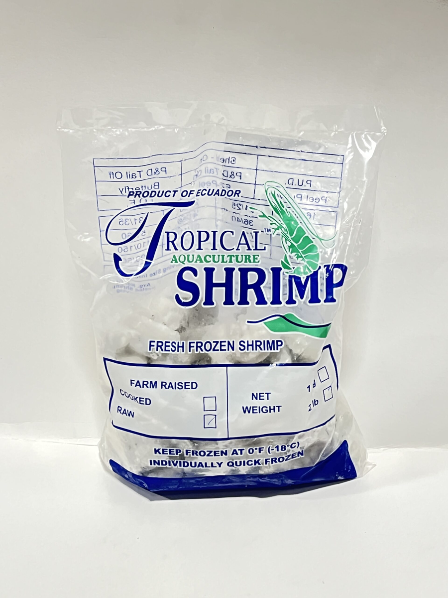 SHRIMP RAW PEELED TAIL OFF 26/30