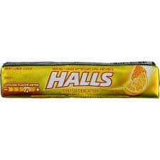 HALLS HONEY LEMON HARD CANDY 34GR