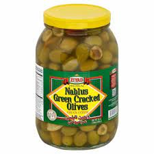 OLIVES GREEN CRACKED NABULSI
