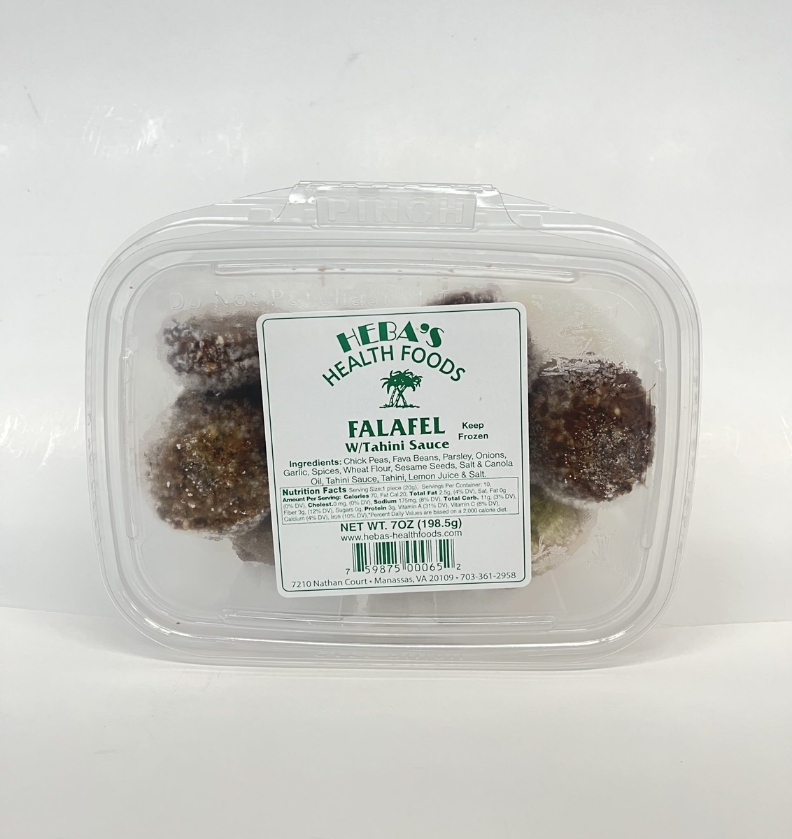 FALAFEL READY WITH TAHINI SAUCE