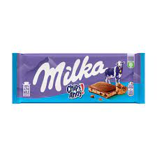 MILKA CHIPS AHOY CHOCOLATE BAR  100GR