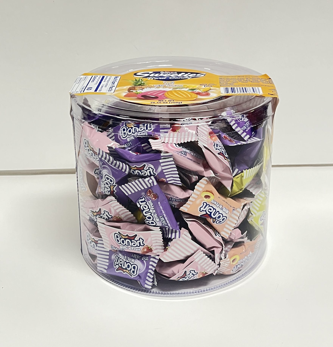 FRUIT AND MILK CREAM HARD CANDY