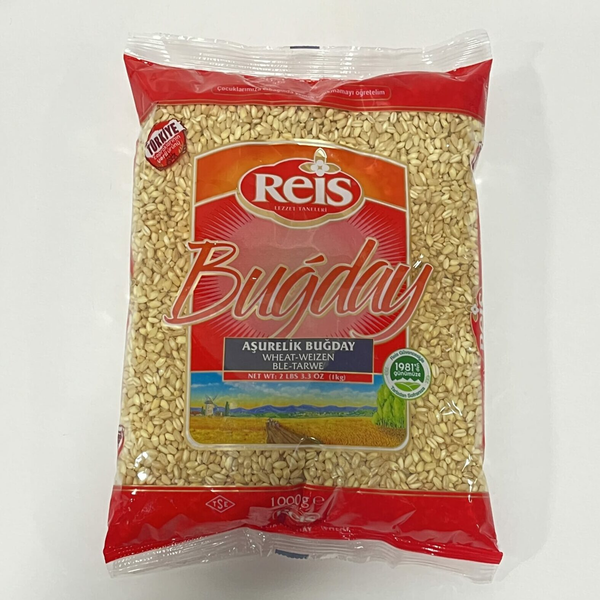 WHEAT SHELLED