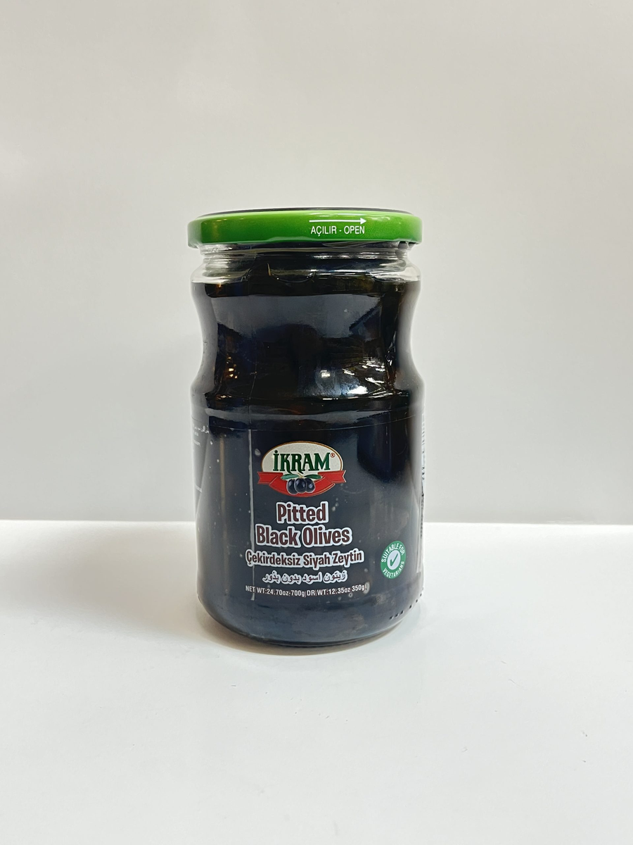 OLIVES BLACK PITTED