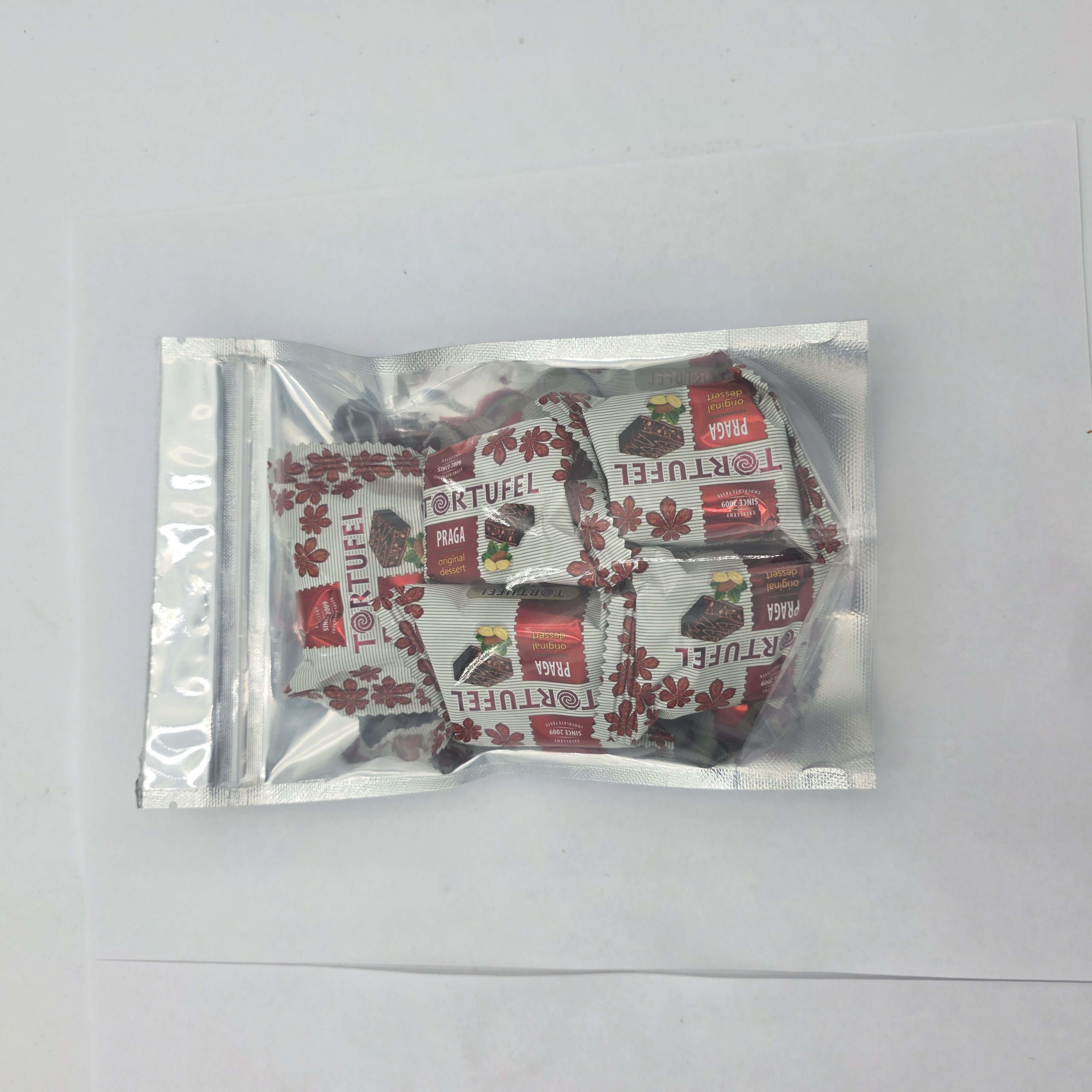 CHOCOLATE GLAZED WAFER CANDY WITH NUTS 6396
