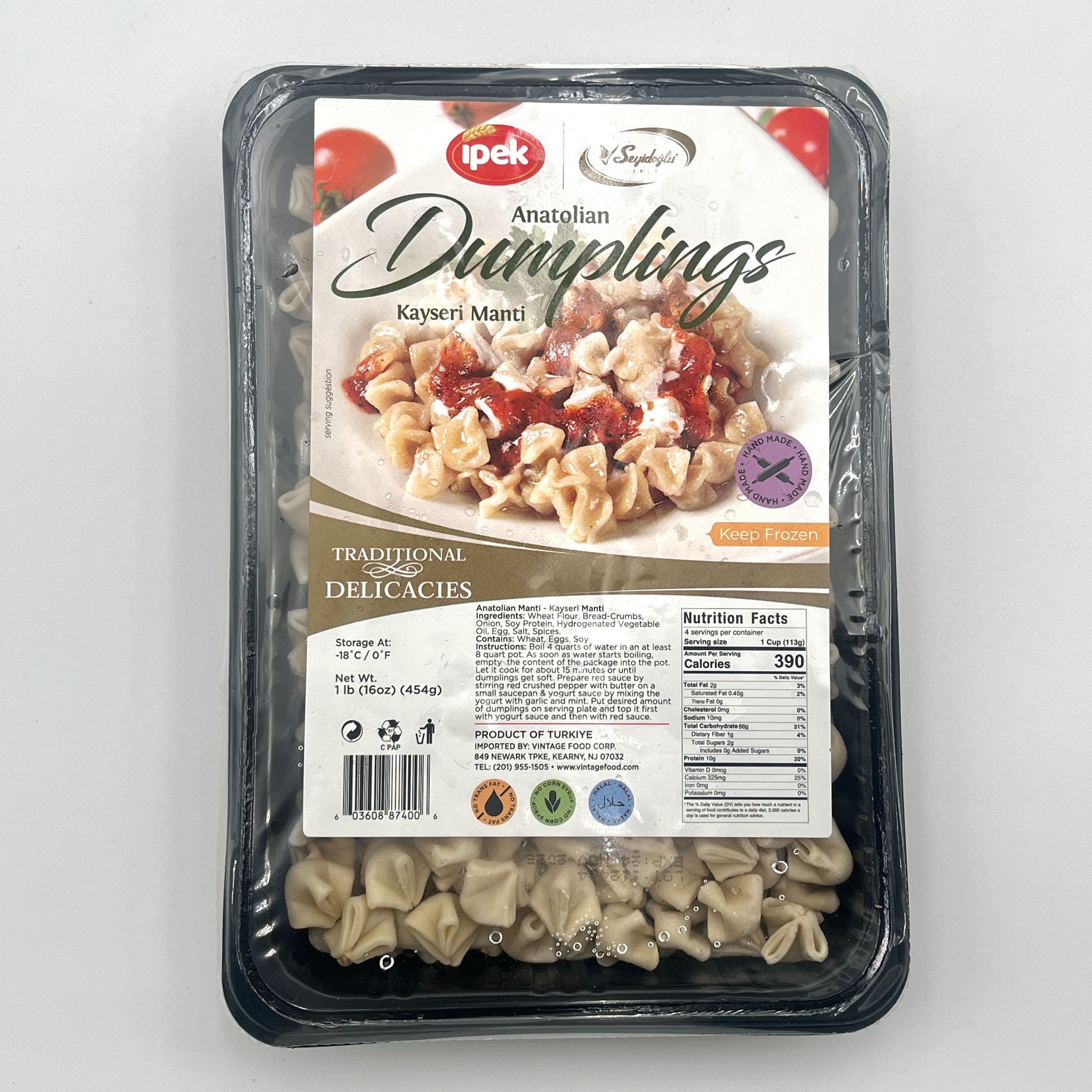 PASTA DUMPLING MANTI ANATOLIAN