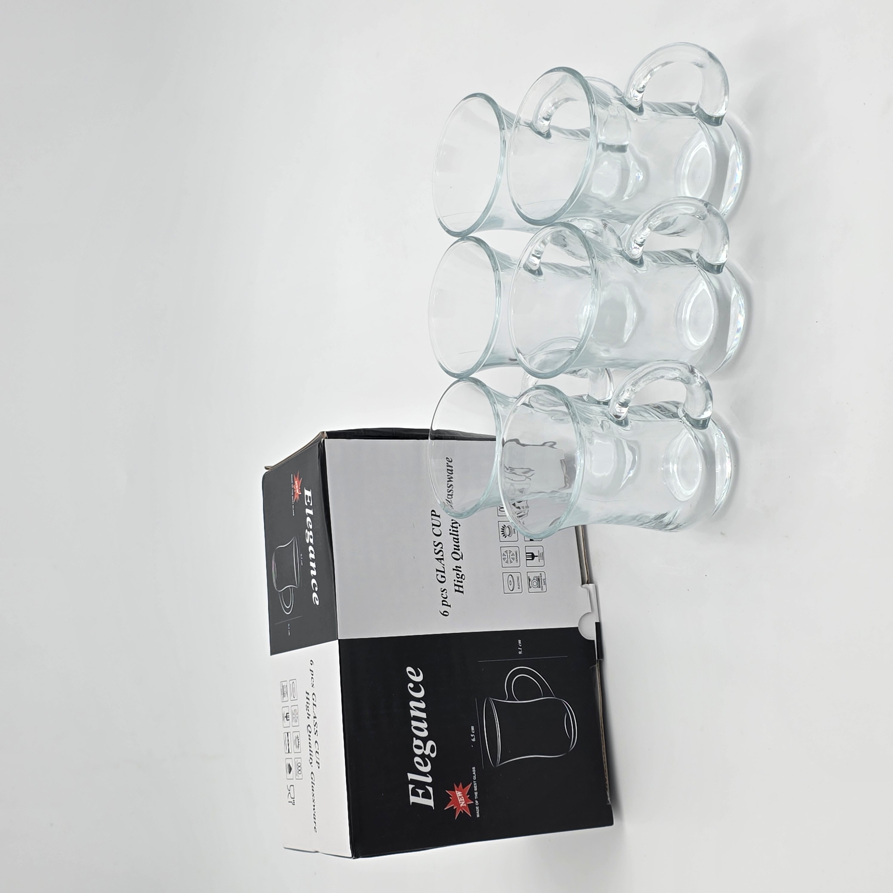 GLASS TEA CUP PLAIN