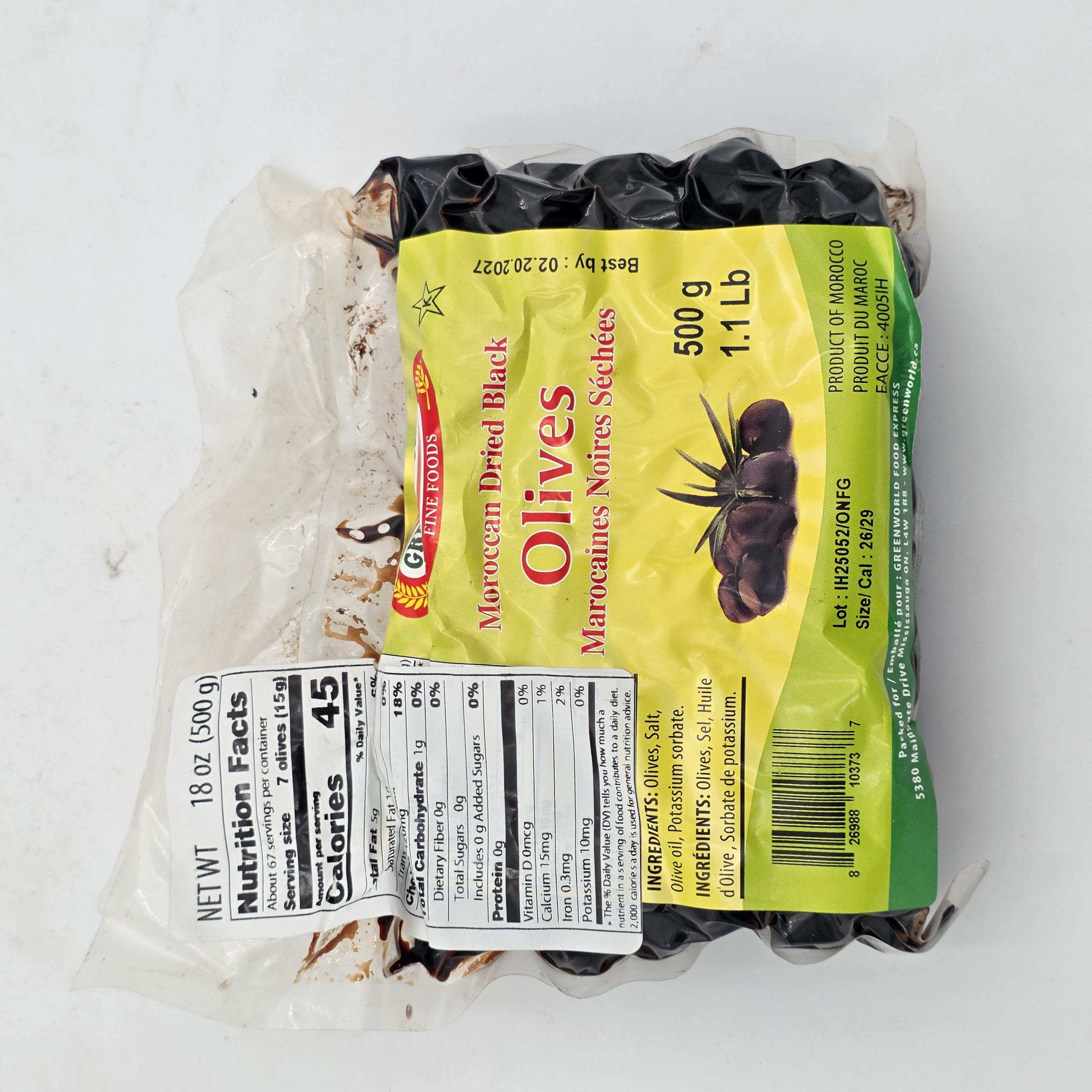 MORROCAN DRIED BLACK OLIVES