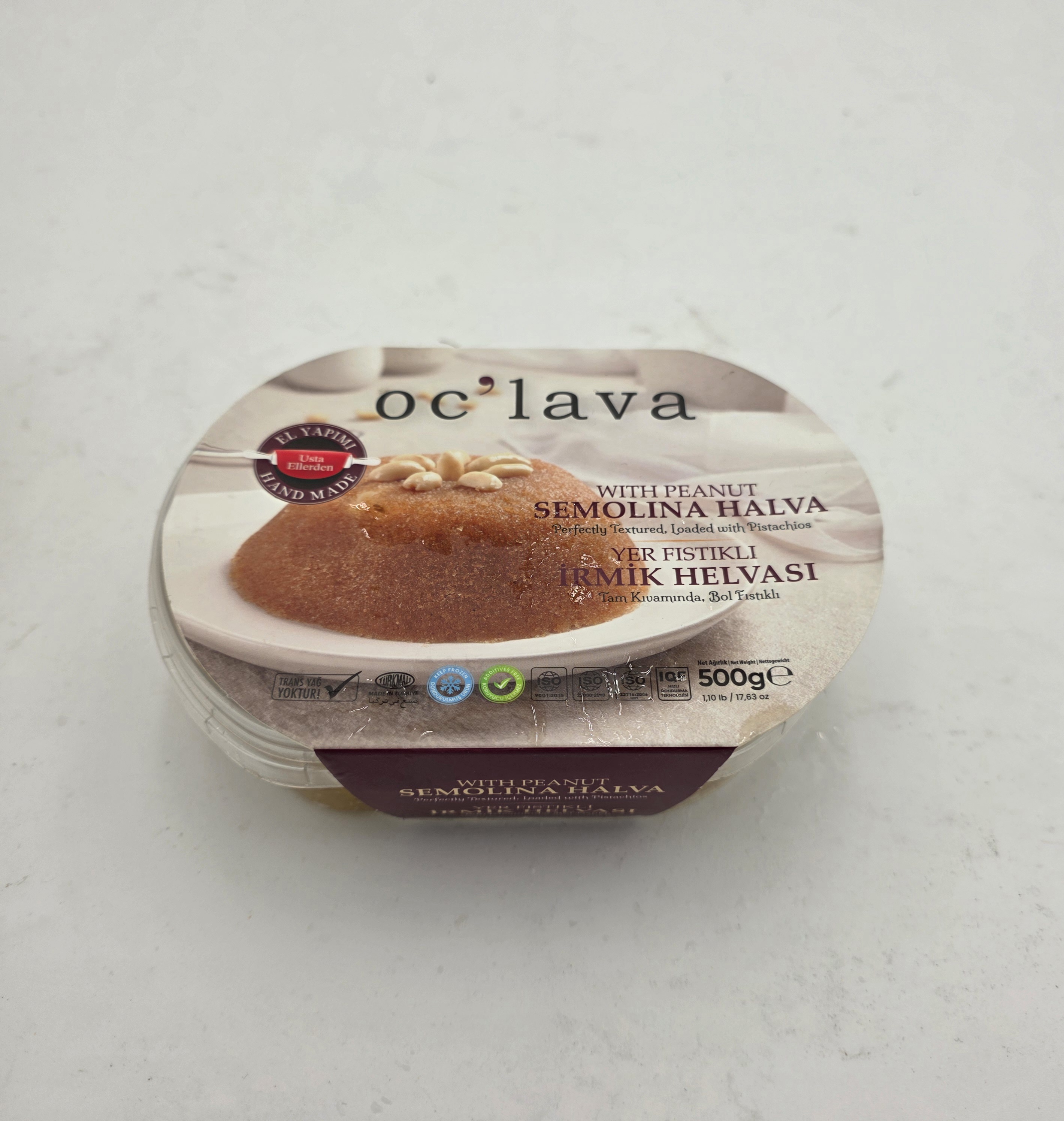 SEMOLINA HALVA WITH PEANUT